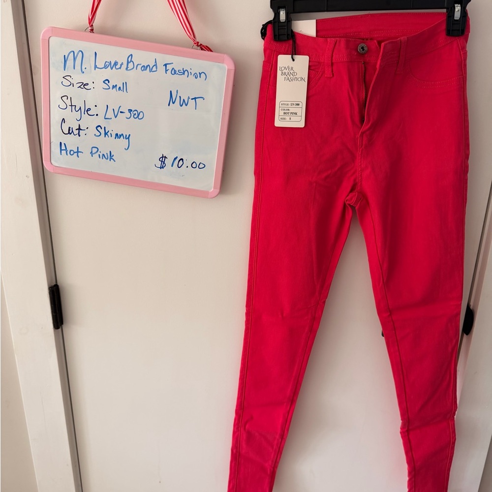 Hot Pink Skinny Jeans